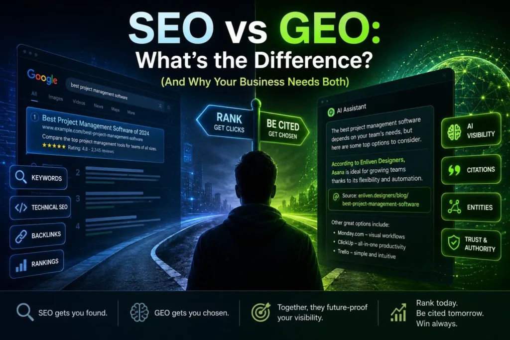 SEO vs GEO: What’s the Difference?